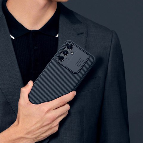Nillkin CamShield Pro Case etui do Samsung Galaxy A54 5G pokrowiec z osłoną na aparat niebieskie Nillkin CamShield Pro Case etui do Samsung Galaxy A54 5G pokrowiec z osłoną na aparat niebieskie