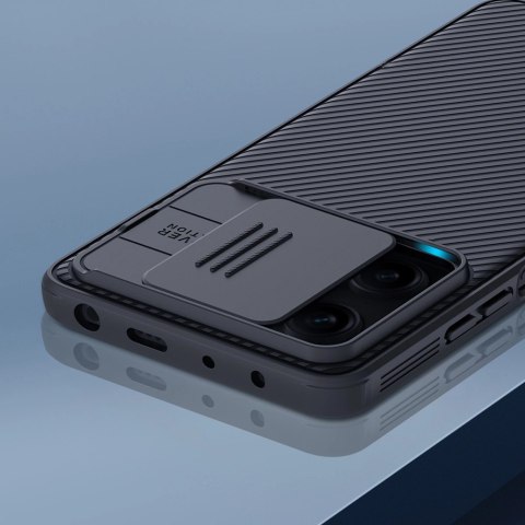 Nillkin CamShield Pro Case etui do Xiaomi Redmi Note 12 Pro / Poco X5 Pro 5G pokrowiec z osłoną na aparat czarne