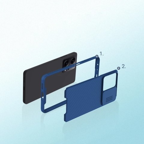 Nillkin CamShield Pro Case etui do Xiaomi Redmi Note 12 Pro / Poco X5 Pro 5G pokrowiec z osłoną na aparat czarne