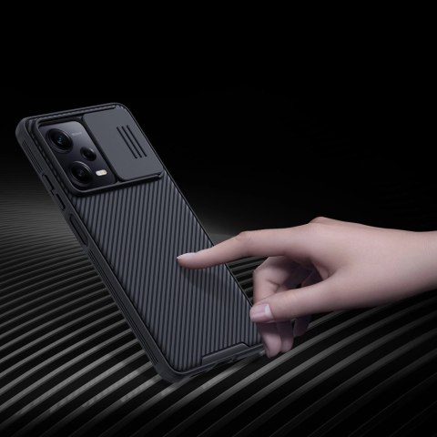 Nillkin CamShield Pro Case etui do Xiaomi Redmi Note 12 Pro / Poco X5 Pro 5G pokrowiec z osłoną na aparat czarne