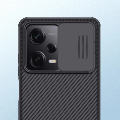 Nillkin CamShield Pro Case etui do Xiaomi Redmi Note 12 Pro / Poco X5 Pro 5G pokrowiec z osłoną na aparat czarne