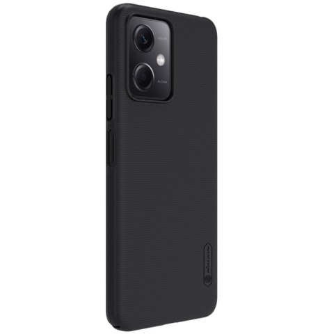 Nillkin Super Frosted Shield etui do Xiaomi Redmi Note 12 5G / Poco X5 5G pokrowiec na telefon czarne Nillkin Super Frosted Shield etui do Xiaomi Redmi Note 12 5G / Poco X5 5G pokrowiec na telefon czarne