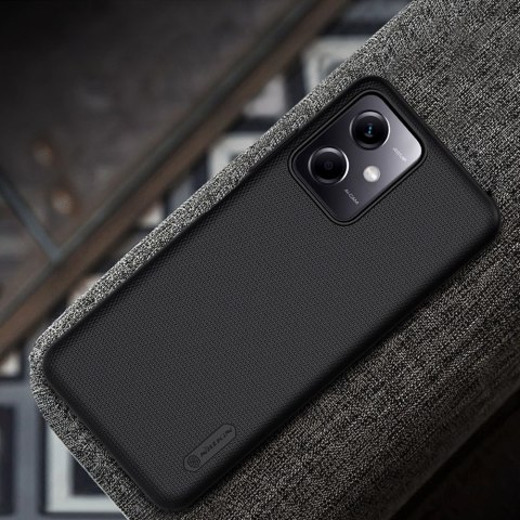 Nillkin Super Frosted Shield etui do Xiaomi Redmi Note 12 5G / Poco X5 5G pokrowiec na telefon czarne Nillkin Super Frosted Shield etui do Xiaomi Redmi Note 12 5G / Poco X5 5G pokrowiec na telefon czarne
