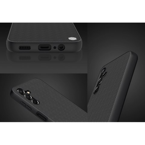 Nillkin Textured Case etui do Samsung Galaxy A14 5G / Galaxy A14 wzmocniony nylonowy pokrowiec czarne Nillkin Textured Case etui do Samsung Galaxy A14 5G / Galaxy A14 wzmocniony nylonowy pokrowiec czarne