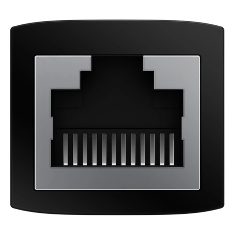 Złączka sieciowa łącznik kabli Ethernet RJ-45 Baseus AirJoy Series 10 szt. - czarna Złączka sieciowa łącznik kabli Ethernet RJ-45 Baseus AirJoy Series 10 szt. - czarna