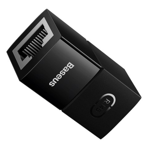 Złączka sieciowa łącznik kabli Ethernet RJ-45 Baseus AirJoy Series 10 szt. - czarna Złączka sieciowa łącznik kabli Ethernet RJ-45 Baseus AirJoy Series 10 szt. - czarna