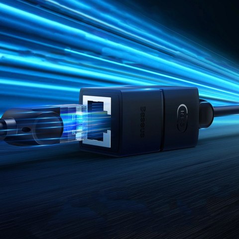 Złączka sieciowa łącznik kabli Ethernet RJ-45 Baseus AirJoy Series 2 szt. - czarna Złączka sieciowa łącznik kabli Ethernet RJ-45 Baseus AirJoy Series 2 szt. - czarna