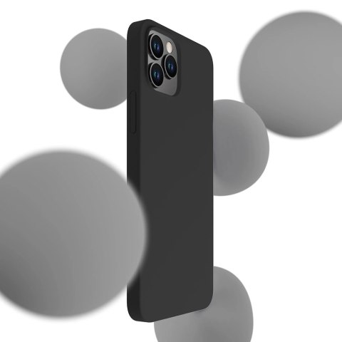 Etui 3mk Silicone Case na iPhone 12 Pro Max - czarne