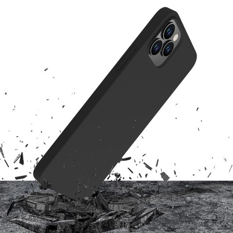 Etui 3mk Silicone Case na iPhone 12 Pro Max - czarne