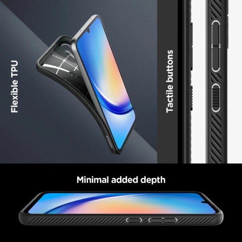 Etui Spigen Liquid Air na Samsung Galaxy A34 5G - czarny mat Etui Spigen Liquid Air na Samsung Galaxy A34 5G - czarny mat