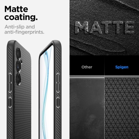 Etui Spigen Liquid Air na Samsung Galaxy A54 5G - czarny mat Etui Spigen Liquid Air na Samsung Galaxy A54 5G - czarny mat