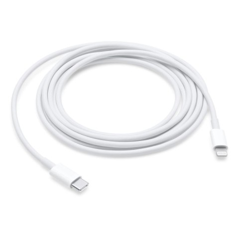 Kabel Apple MM0A3ZM/A Lightning - USB-C 480Mb/s 1m - biały Kabel Apple MM0A3ZM/A Lightning - USB-C 480Mb/s 1m - biały