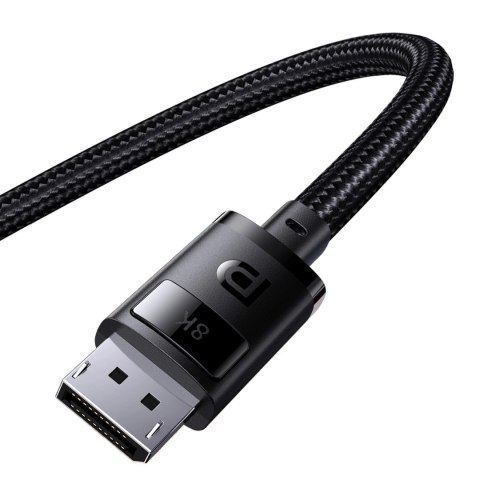 Kabel DisplayPort 8K 60Hz 2m Baseus High Definition Series - czarny Kabel DisplayPort 8K 60Hz 2m Baseus High Definition Series - czarny