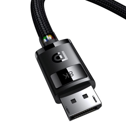 Kabel DisplayPort 8K 60Hz 5m Baseus High Definition Series - czarny Kabel DisplayPort 8K 60Hz 5m Baseus High Definition Series - czarny