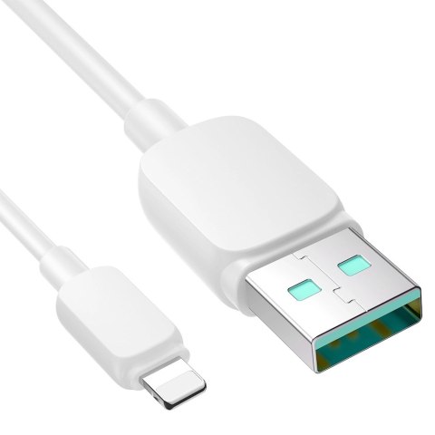 Kabel Joyroom Multi-Color Series A14 Lightning / USB-A 2.4A 1.2 m - biały Kabel Joyroom Multi-Color Series A14 Lightning / USB-A 2.4A 1.2 m - biały
