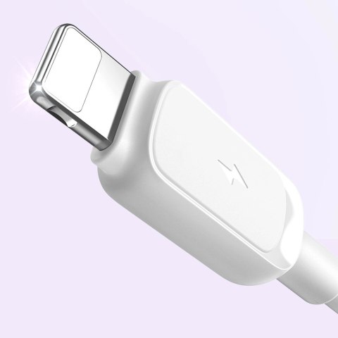 Kabel Joyroom Multi-Color Series A14 Lightning / USB-A 2.4A 1.2 m - biały Kabel Joyroom Multi-Color Series A14 Lightning / USB-A 2.4A 1.2 m - biały
