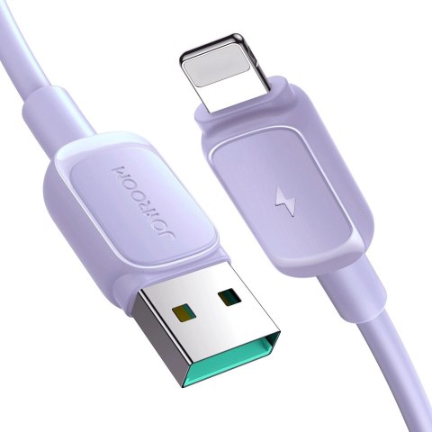 Kabel Joyroom Multi-Color Series A14 Lightning / USB-A 2.4A 1.2 m - fioletowy Kabel Joyroom Multi-Color Series A14 Lightning / USB-A 2.4A 1.2 m - fioletowy