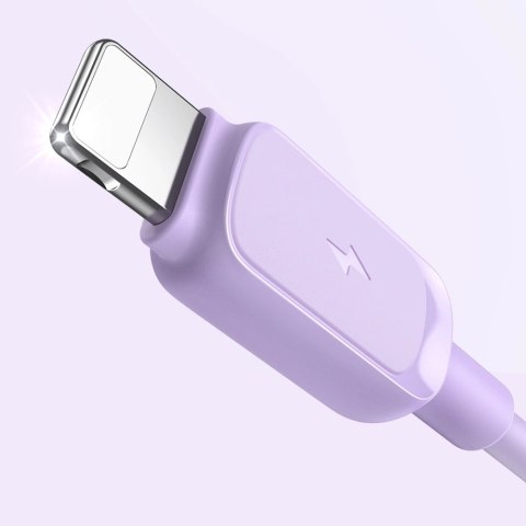 Kabel Joyroom Multi-Color Series A14 Lightning / USB-A 2.4A 1.2 m - fioletowy Kabel Joyroom Multi-Color Series A14 Lightning / USB-A 2.4A 1.2 m - fioletowy