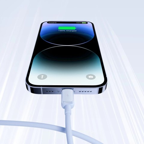 Kabel Joyroom Multi-Color Series A14 Lightning / USB-A 2.4A 1.2 m - niebieski Kabel Joyroom Multi-Color Series A14 Lightning / USB-A 2.4A 1.2 m - niebieski