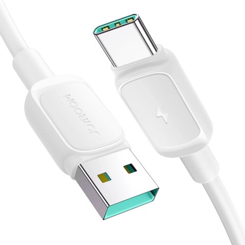 Kabel Joyroom Multi-Color Series A14 USB-A / USB-C 3A 1.2 m - biały Kabel Joyroom Multi-Color Series A14 USB-A / USB-C 3A 1.2 m - biały