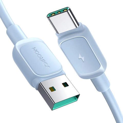 Kabel Joyroom Multi-Color Series A14 USB-A / USB-C 3A 1.2 m - niebieski Kabel Joyroom Multi-Color Series A14 USB-A / USB-C 3A 1.2 m - niebieski