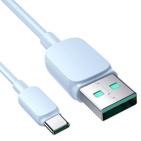Kabel Joyroom Multi-Color Series A14 USB-A / USB-C 3A 1.2 m - niebieski Kabel Joyroom Multi-Color Series A14 USB-A / USB-C 3A 1.2 m - niebieski