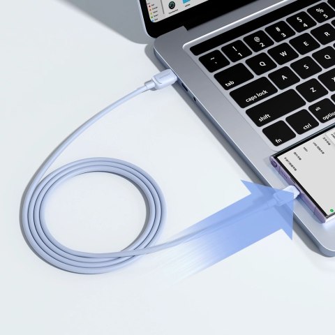 Kabel Joyroom Multi-Color Series A14 USB-A / USB-C 3A 1.2 m - niebieski Kabel Joyroom Multi-Color Series A14 USB-A / USB-C 3A 1.2 m - niebieski
