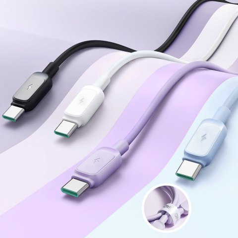 Kabel Joyroom Multi-Color Series A14 USB-A / USB-C 3A 1.2 m - niebieski Kabel Joyroom Multi-Color Series A14 USB-A / USB-C 3A 1.2 m - niebieski