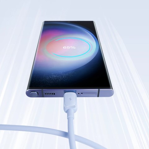 Kabel Joyroom Multi-Color Series A14 USB-A / USB-C 3A 1.2 m - niebieski Kabel Joyroom Multi-Color Series A14 USB-A / USB-C 3A 1.2 m - niebieski