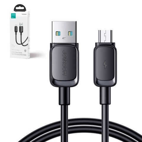 Kabel Joyroom Multi-Color Series A14 USB-A / micro USB 2.4A 2 m - czarny Kabel Joyroom Multi-Color Series A14 USB-A / micro USB 2.4A 2 m - czarny