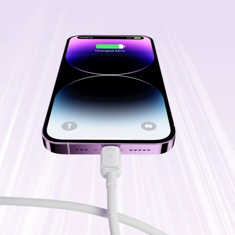 Kabel Joyroom Multi-Color Series A14 USB-C / Lightning 20W 1.2 m - biały Kabel Joyroom Multi-Color Series A14 USB-C / Lightning 20W 1.2 m - biały