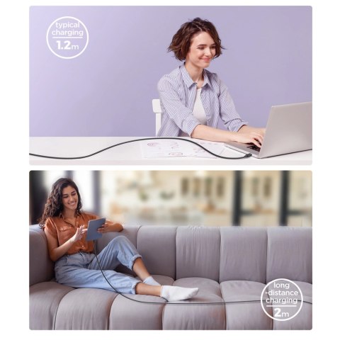 Kabel Joyroom Multi-Color Series A14 USB-C / Lightning 20W 1.2 m - czarny Kabel Joyroom Multi-Color Series A14 USB-C / Lightning 20W 1.2 m - czarny