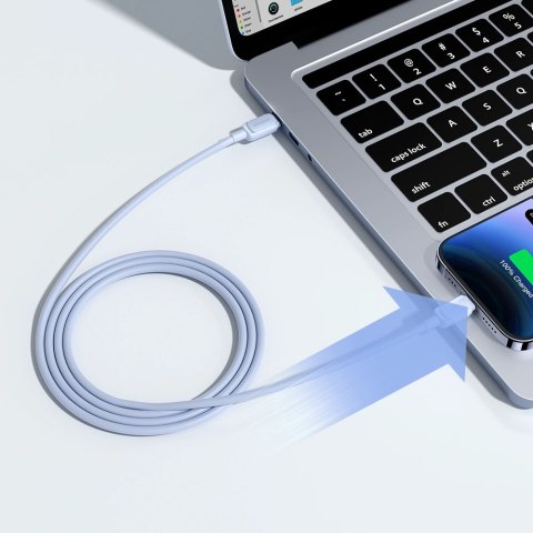 Kabel Joyroom Multi-Color Series A14 USB-C / Lightning 20W 1.2 m - niebieski Kabel Joyroom Multi-Color Series A14 USB-C / Lightning 20W 1.2 m - niebieski