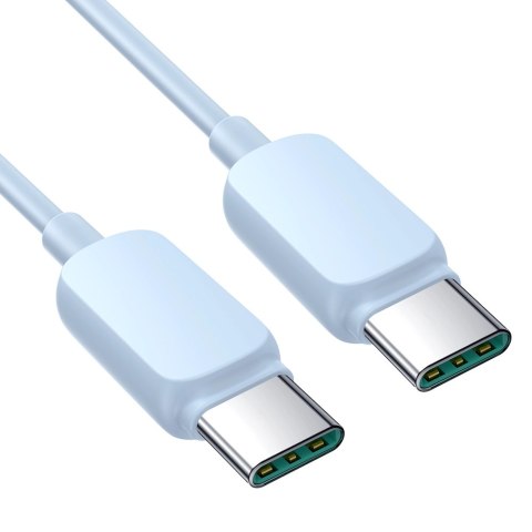Kabel Joyroom Multi-Color Series A14 USB-C / USB-C 100W 1.2 m - niebieski Kabel Joyroom Multi-Color Series A14 USB-C / USB-C 100W 1.2 m - niebieski