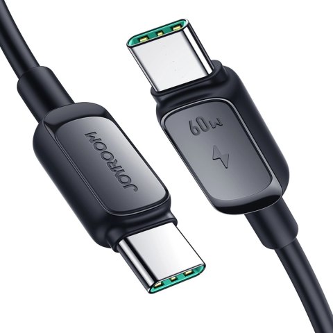 Kabel Joyroom Multi-Color Series A14 USB-C / USB-C 60W 1.2 m - czarny Kabel Joyroom Multi-Color Series A14 USB-C / USB-C 60W 1.2 m - czarny