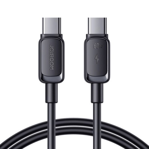 Kabel Joyroom Multi-Color Series A14 USB-C / USB-C 60W 1.2 m - czarny Kabel Joyroom Multi-Color Series A14 USB-C / USB-C 60W 1.2 m - czarny