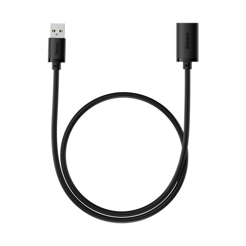 Przedłużacz kabel USB 2.0 0.5m Baseus AirJoy Series - czarny Przedłużacz kabel USB 2.0 0.5m Baseus AirJoy Series - czarny