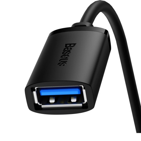 Przedłużacz kabel USB 3.0 1.5m Baseus AirJoy Series - czarny Przedłużacz kabel USB 3.0 1.5m Baseus AirJoy Series - czarny