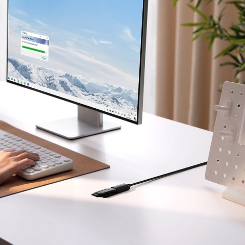 Przedłużacz kabel USB 3.0 1.5m Baseus AirJoy Series - czarny Przedłużacz kabel USB 3.0 1.5m Baseus AirJoy Series - czarny
