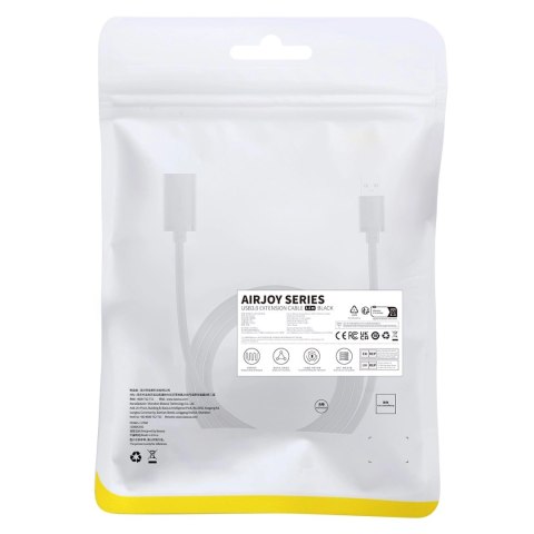 Przedłużacz kabel USB 3.0 1.5m Baseus AirJoy Series - czarny Przedłużacz kabel USB 3.0 1.5m Baseus AirJoy Series - czarny