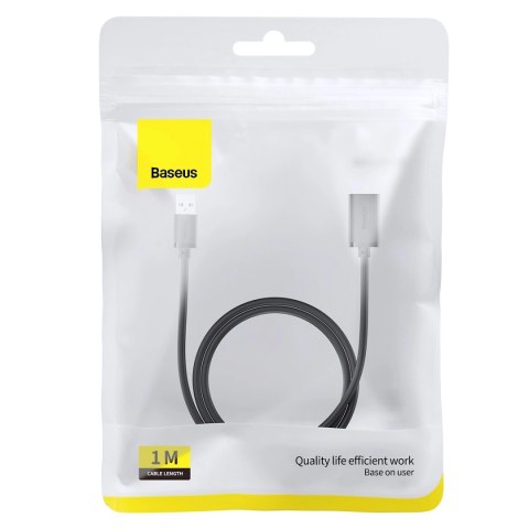Przedłużacz kabel USB 3.0 1m Baseus AirJoy Series - czarny Przedłużacz kabel USB 3.0 1m Baseus AirJoy Series - czarny