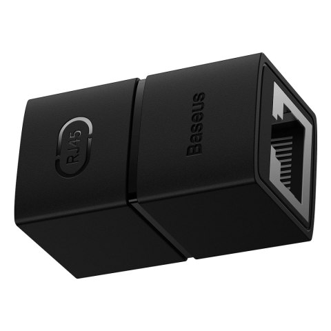 Złączka sieciowa łącznik kabli Ethernet RJ-45 Baseus AirJoy Series 1 szt. - czarna Złączka sieciowa łącznik kabli Ethernet RJ-45 Baseus AirJoy Series 1 szt. - czarna