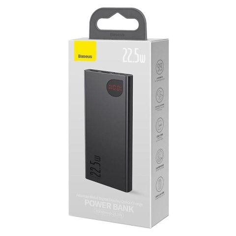 Baseus power bank Adaman 22,5W 10000mAh czarny Baseus power bank Adaman 22,5W 10000mAh czarny