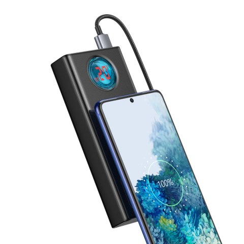 Baseus power bank Amblight 65W 30000mAh czarny Baseus power bank Amblight 65W 30000mAh czarny