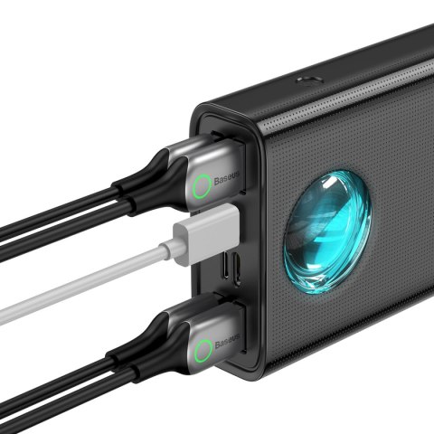 Baseus power bank Amblight 65W 30000mAh czarny Baseus power bank Amblight 65W 30000mAh czarny