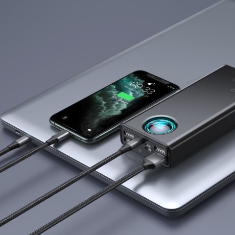 Baseus power bank Amblight 65W 30000mAh czarny Baseus power bank Amblight 65W 30000mAh czarny