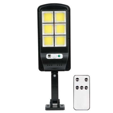 Forever Light Lampa solarna LED SUNARI FLS-01 6*COB PIR 10W 800lm 6000K 2400mAh Li-Ion + pilot Forever Light Lampa solarna LED SUNARI FLS-01 6*COB PIR 10W 800lm 6000K 2400mAh Li-Ion + pilot