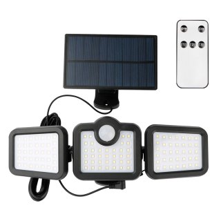 Forever Light Lampa solarna LED SUNARI FLS-04 108*SMD PIR 8W 600lm 6000K 2400mAh Li-Ion
