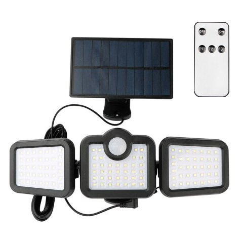 Forever Light Lampa solarna LED SUNARI FLS-04 108*SMD PIR 8W 600lm 6000K 2400mAh Li-Ion Forever Light Lampa solarna LED SUNARI FLS-04 108*SMD PIR 8W 600lm 6000K 2400mAh Li-Ion