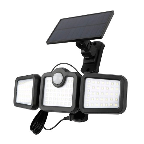 Forever Light Lampa solarna LED SUNARI FLS-04 108*SMD PIR 8W 600lm 6000K 2400mAh Li-Ion Forever Light Lampa solarna LED SUNARI FLS-04 108*SMD PIR 8W 600lm 6000K 2400mAh Li-Ion